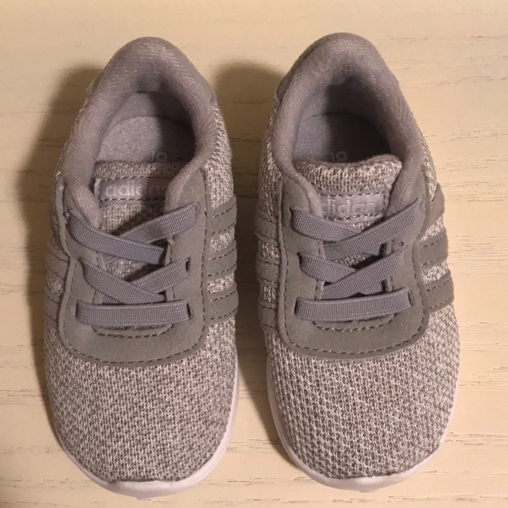 Gray Adidas Neo comfort footbed toddler shoes